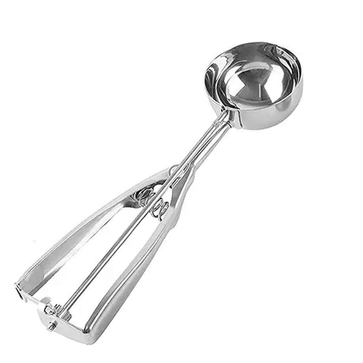 Кругла ложка для морозива 7,2х23 см із нержавіючої сталі