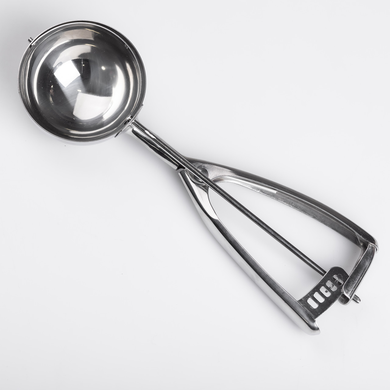 Кругла ложка для морозива 7,2х23 см із нержавіючої сталі