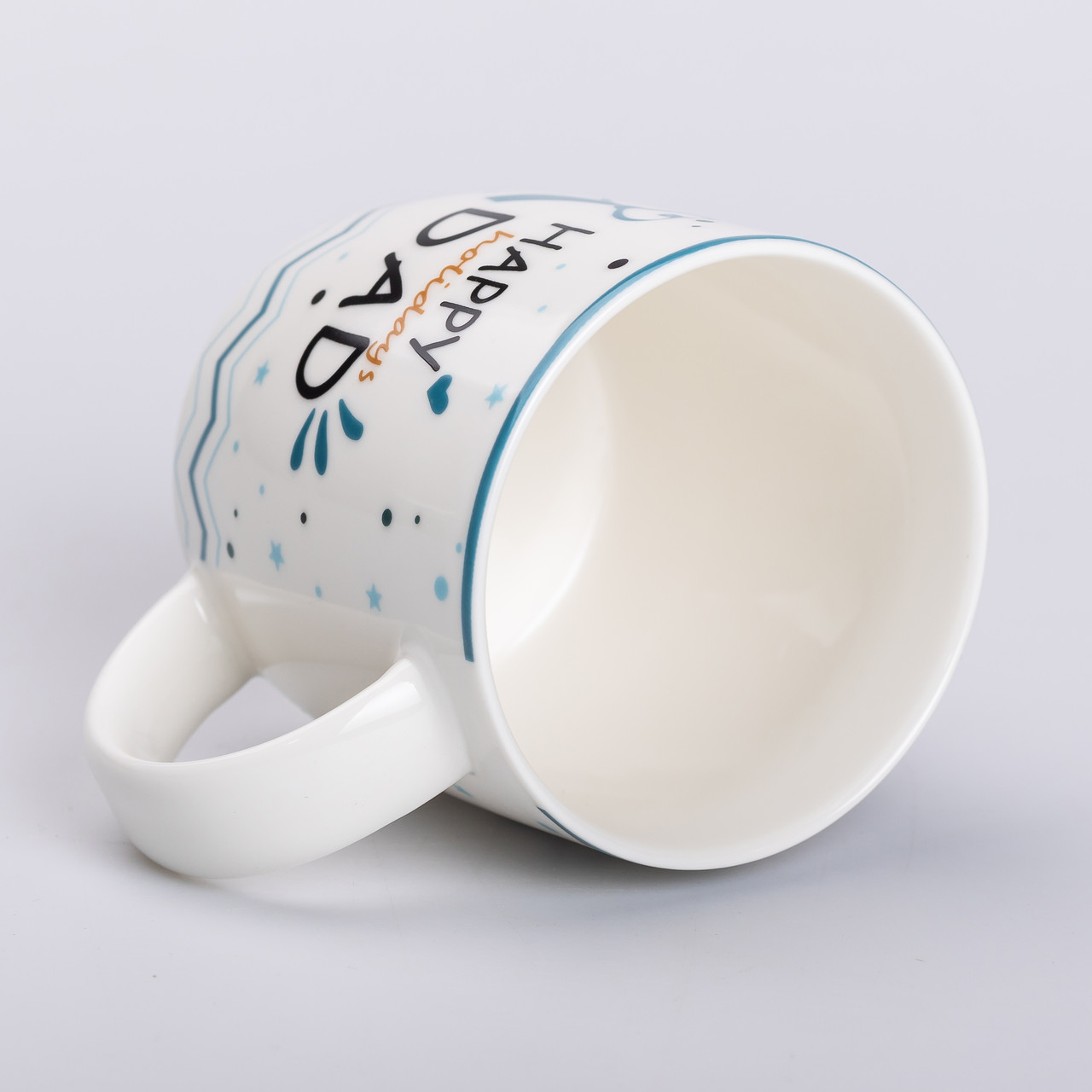 Кружка керамічна з написами 450 (мл) Happy holidays dad