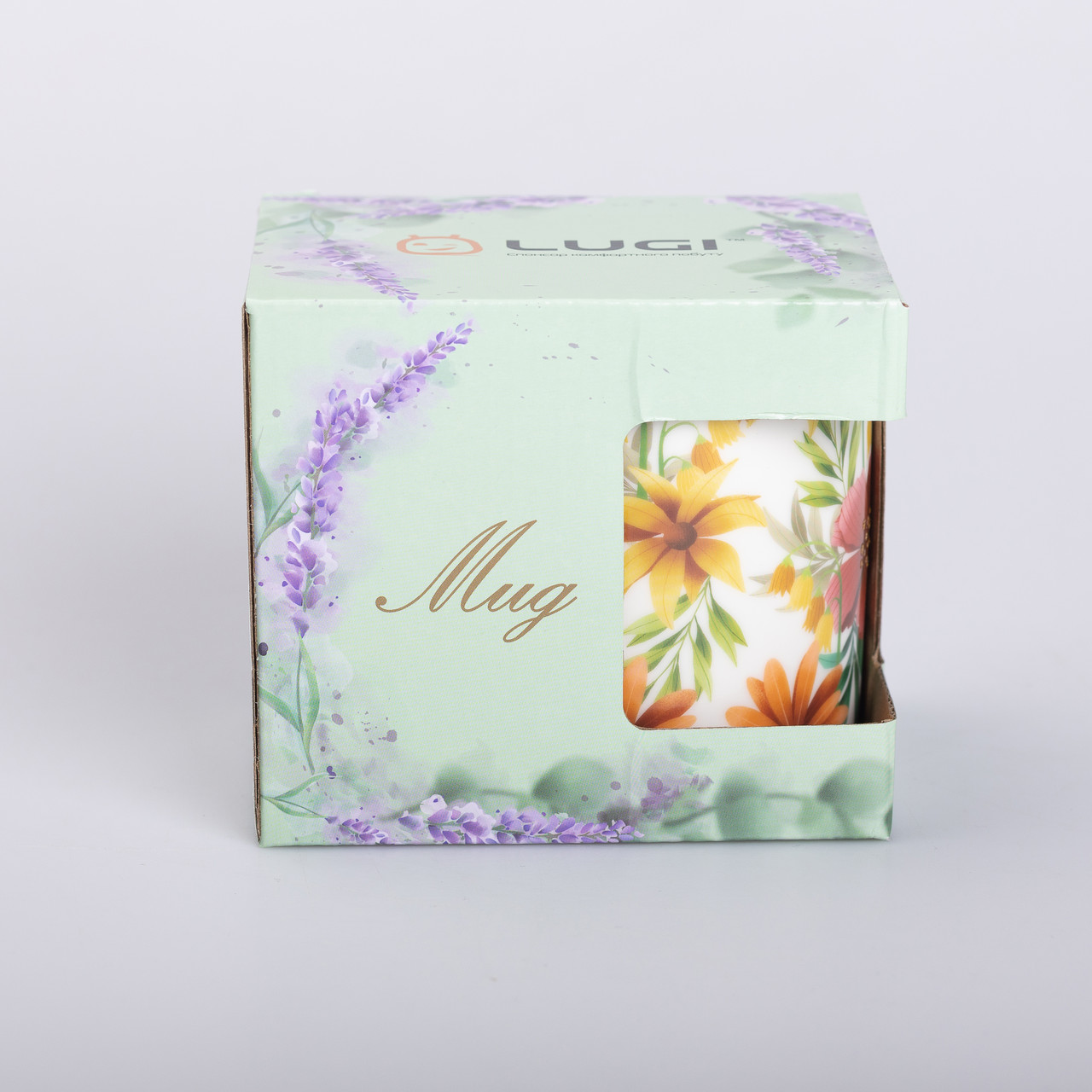 Кружка керамічна з малюнком 400 (мл) для чая та кави