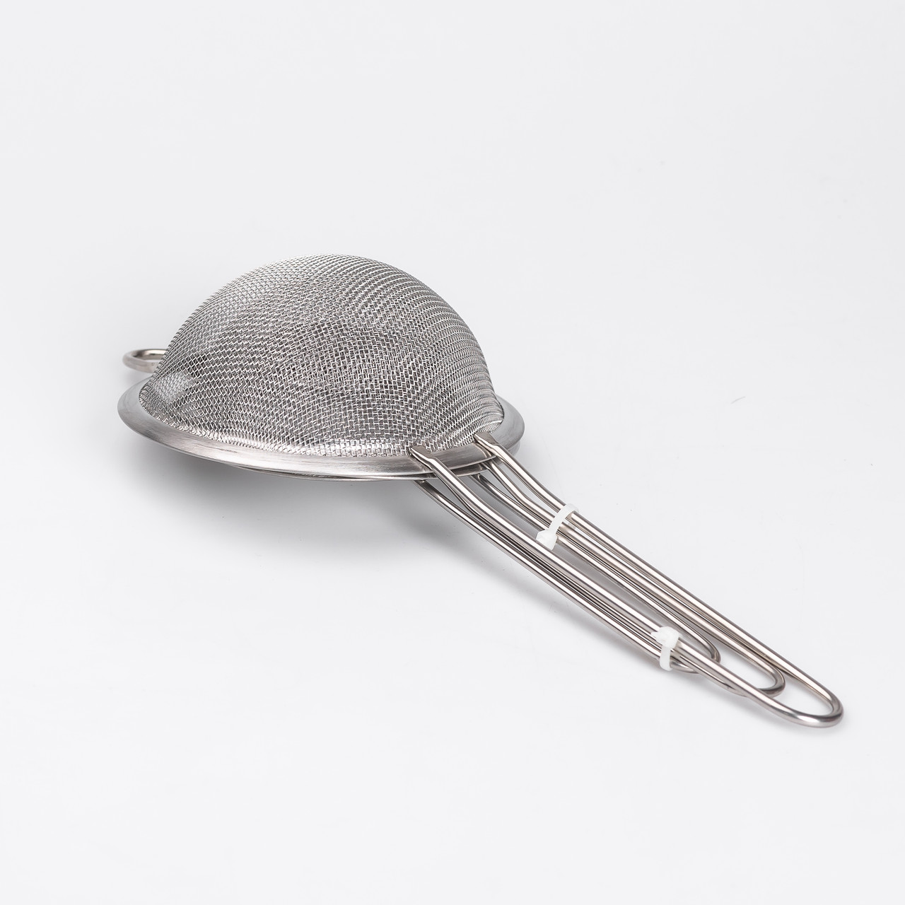 Набір ситечок 3 штуки для чаю круп та борошна 8,10 та 12 см з нержавіючої сталі