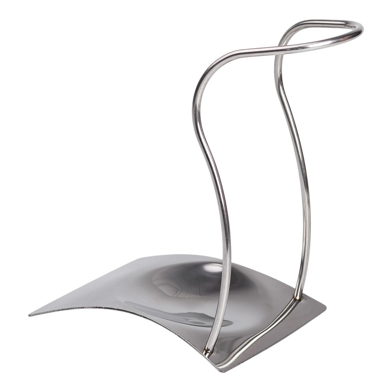 Підставка під ополоник лопаточку або ложку 12×10.5×17 см Срібло