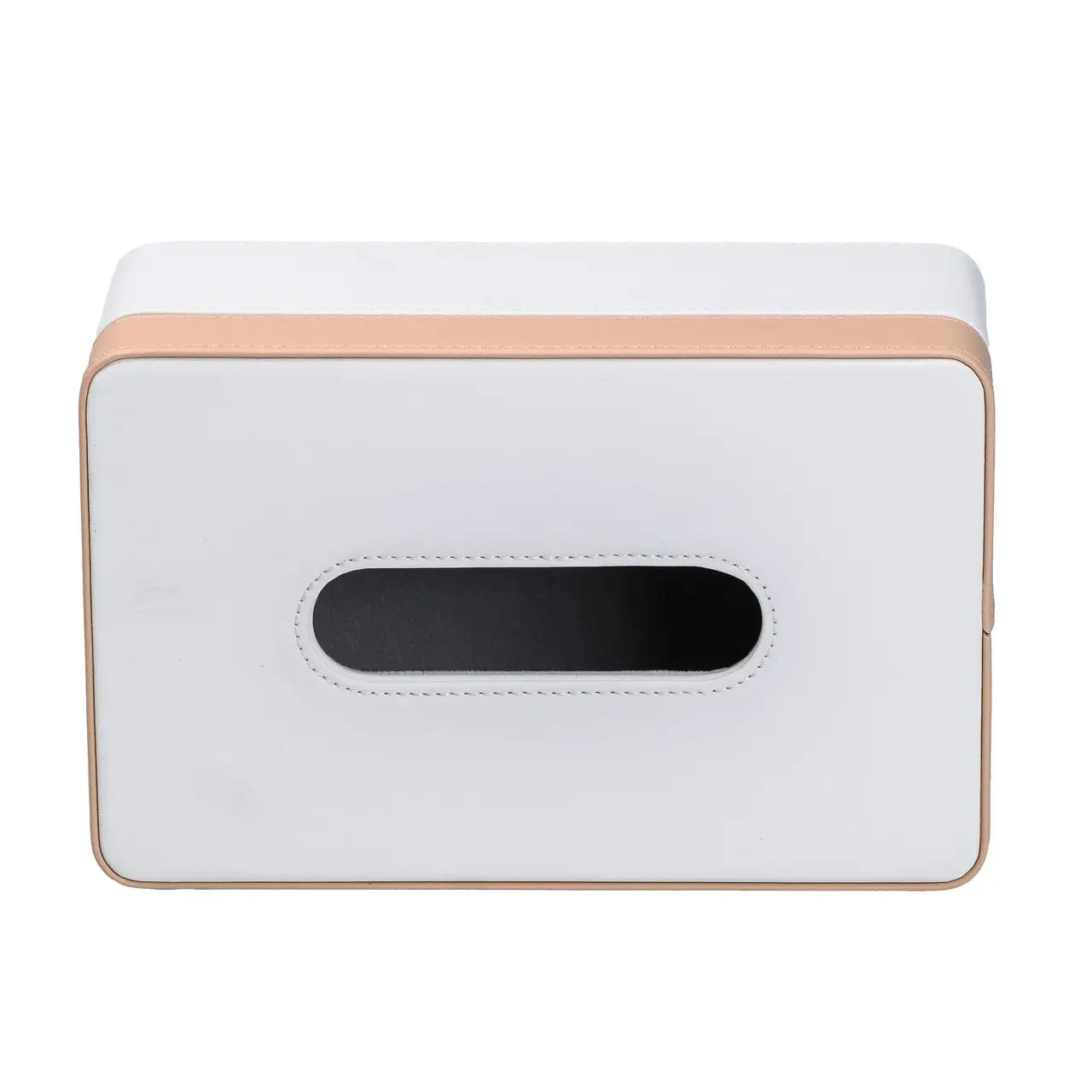 Серветниця з екошкіри прямокутна 21.5х14х9  см органайзер для серветок на стіл