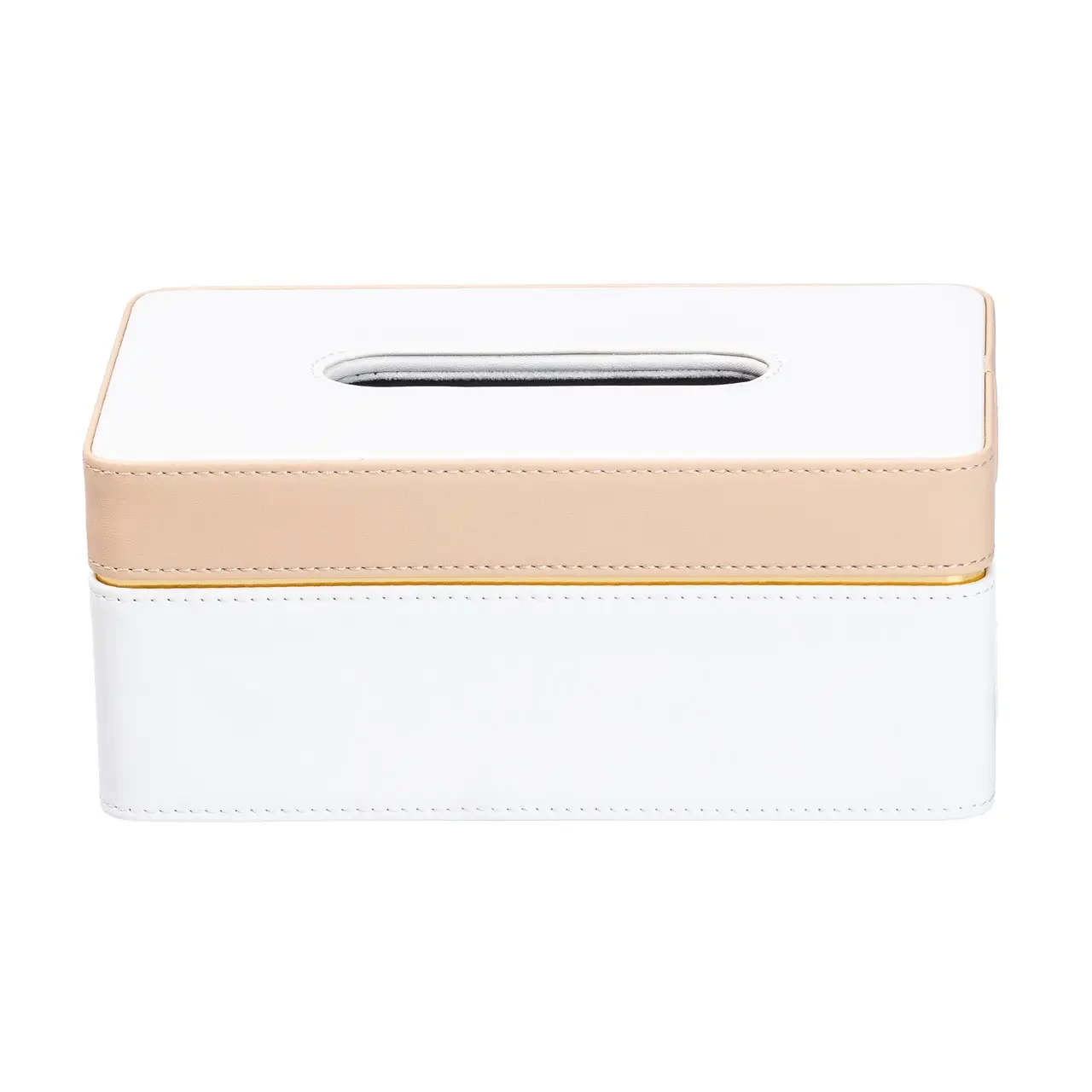 Серветниця з екошкіри прямокутна 21.5х14х9  см органайзер для серветок на стіл