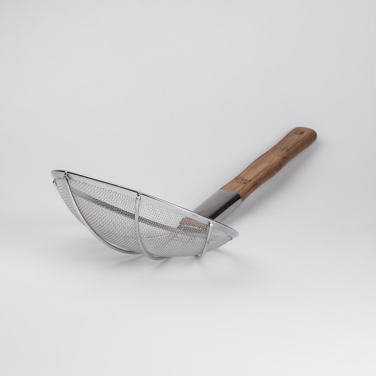 Шумівка "павук" з дерев'яною ручкою Ø 24 см для фритюру та Вок