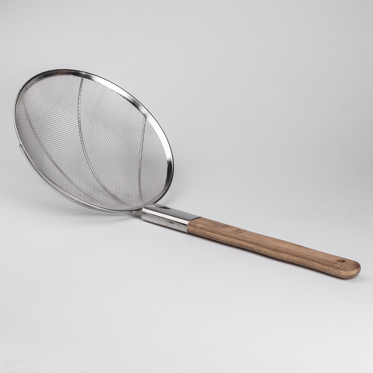 Шумівка "павук" з дерев'яною ручкою Ø 28 см для фритюру та Вок