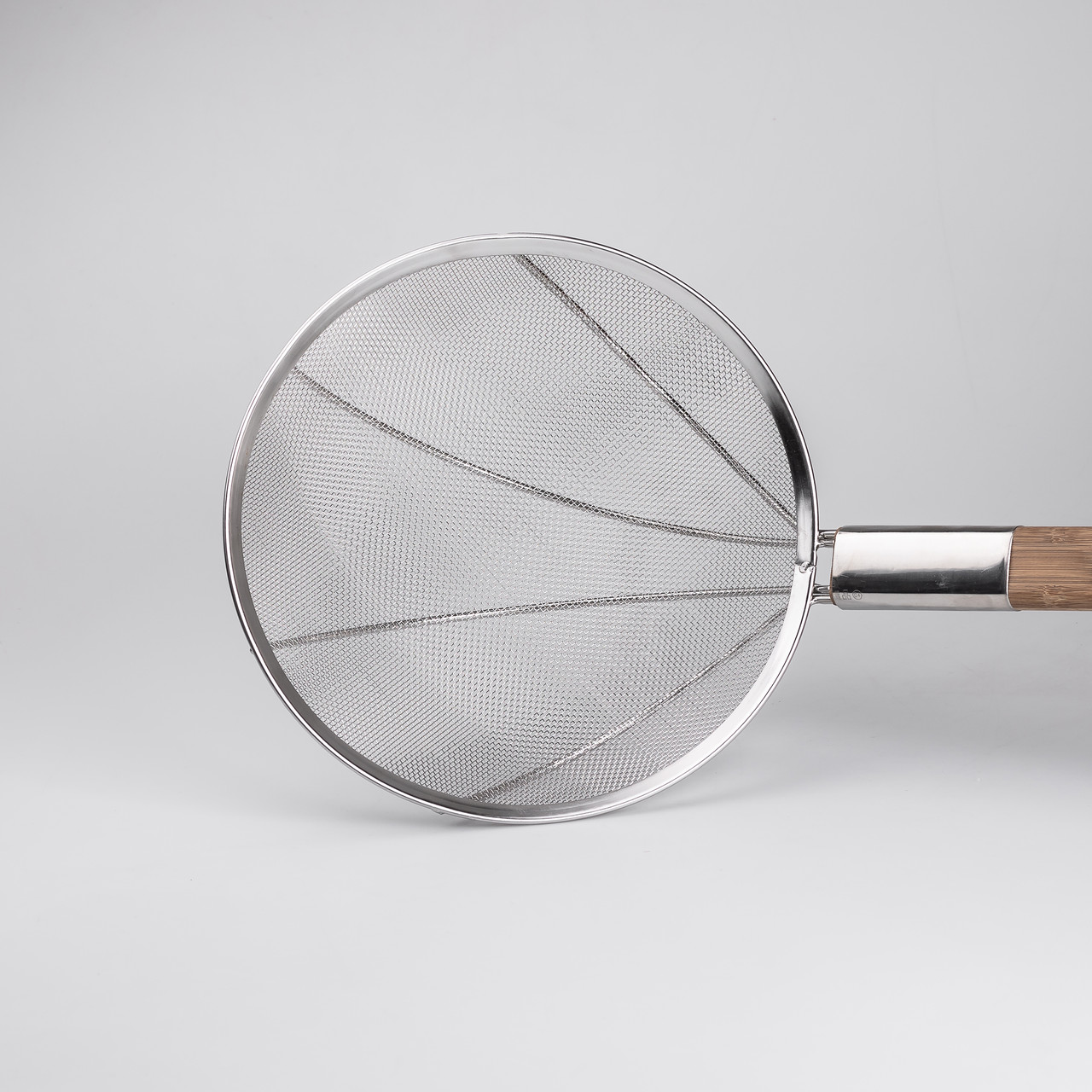 Шумівка "павук" з дерев'яною ручкою Ø 28 см для фритюру та Вок