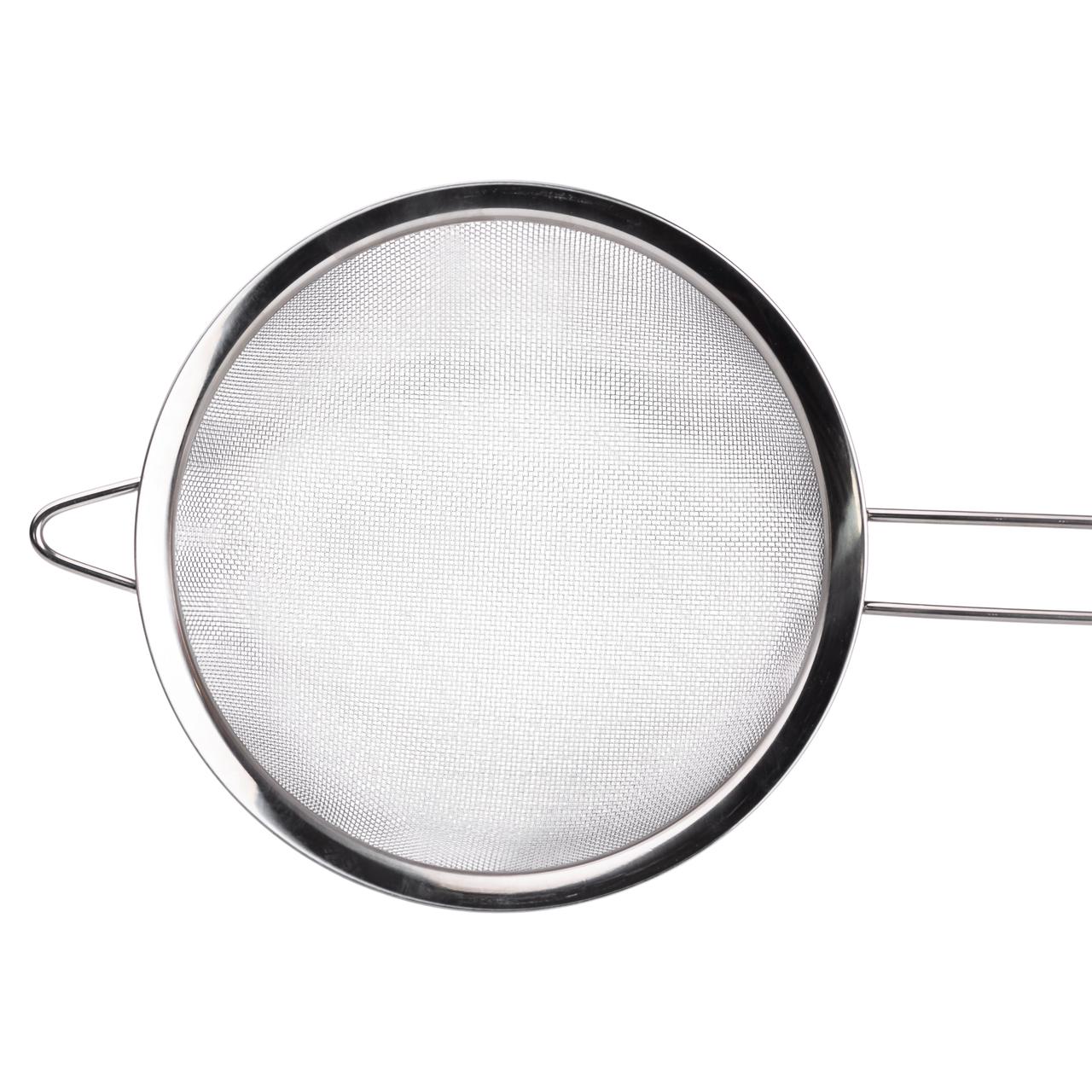 Сито дуршлак з ручкою 20 см дрібної сітці з нержавіючої сталі