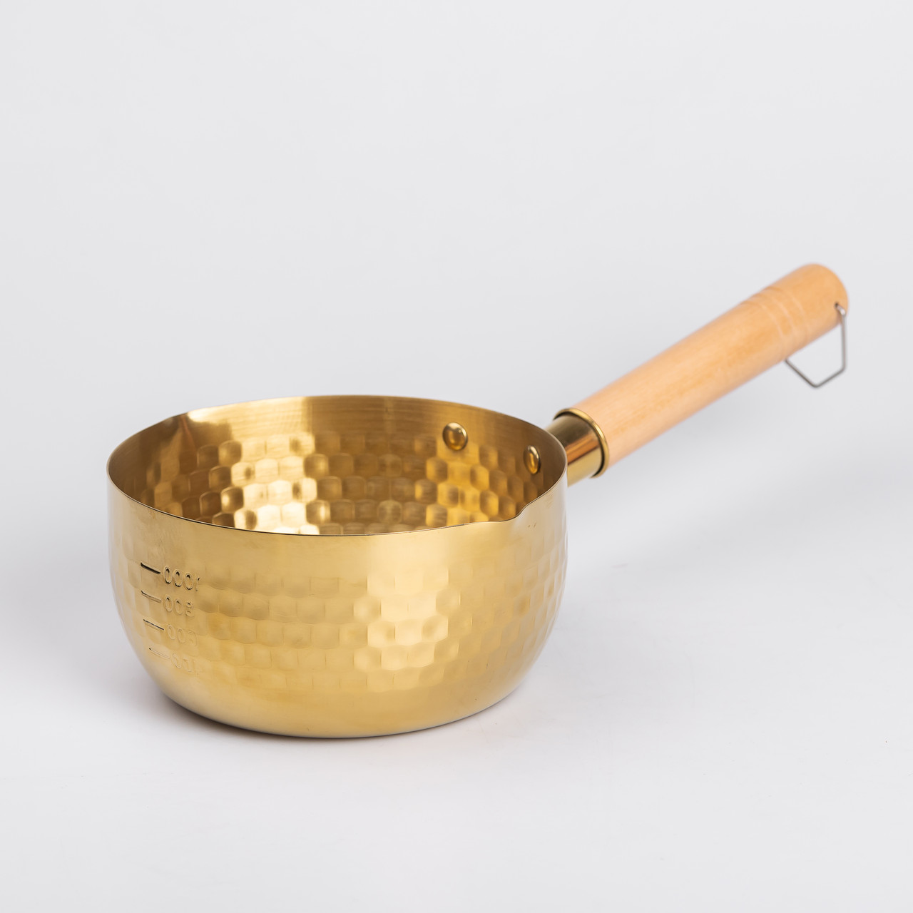 Сотейник із нержавіючої сталі 1.4 л з дерев'яною ручкою