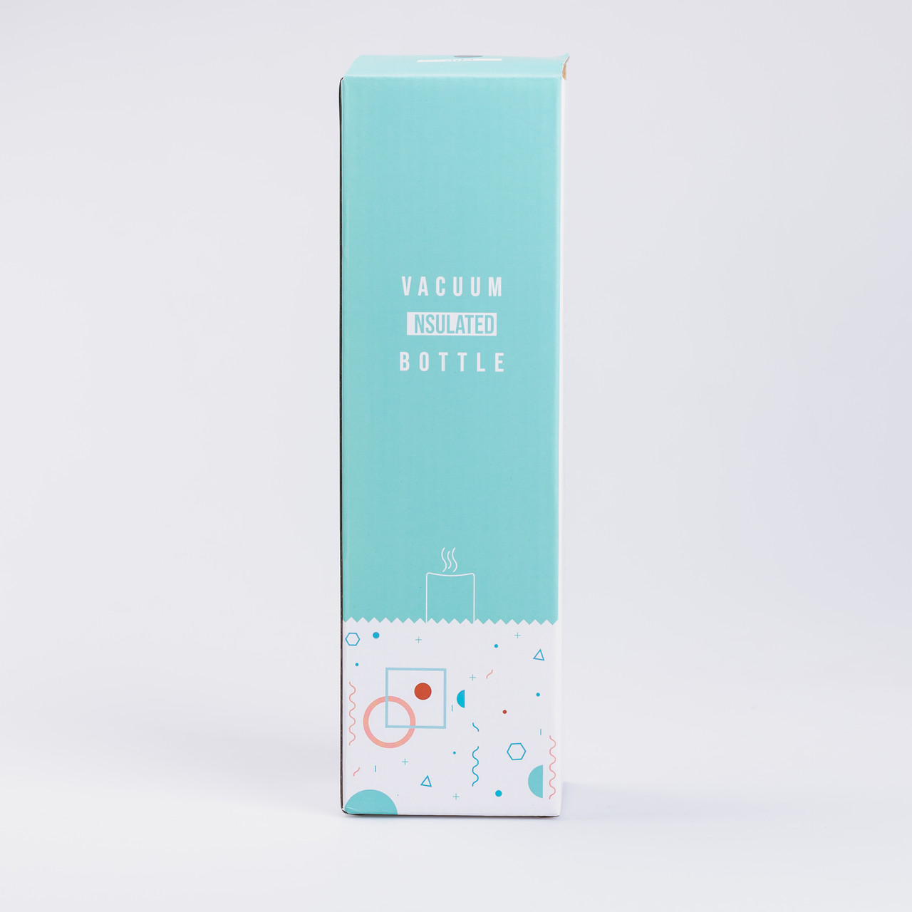 Термос металевий 500 мл з нержавіючої сталі Bottle Sport з ручкою білий