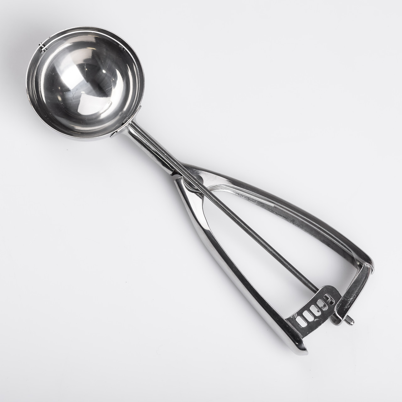 Кругла ложка для морозива 6,5х22,8 см см із нержавіючої сталі