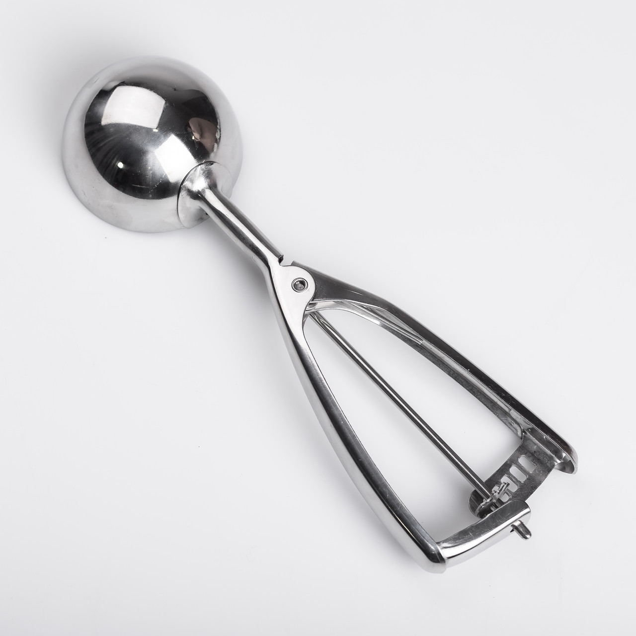 Кругла ложка для морозива 6,5х22,8 см см із нержавіючої сталі