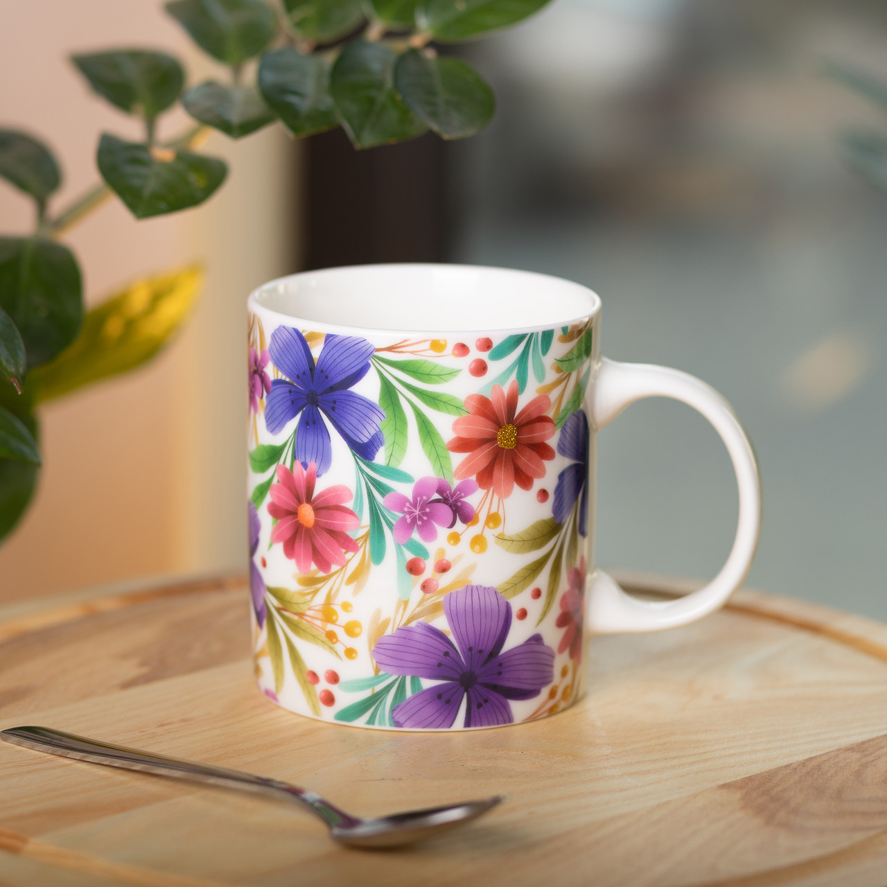 Кружка керамічна з малюнком 400 (мл) для чая та кави