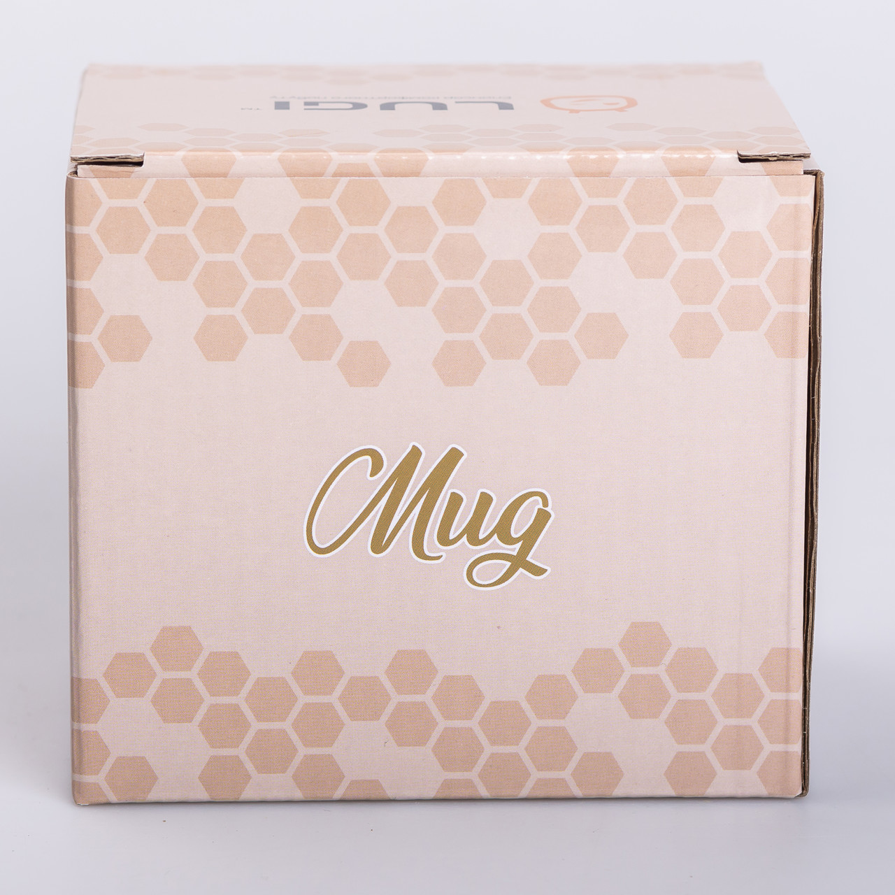 Чашка керамічна із золотим обідком та позолоченою ручкою 320 (мл) Рожева