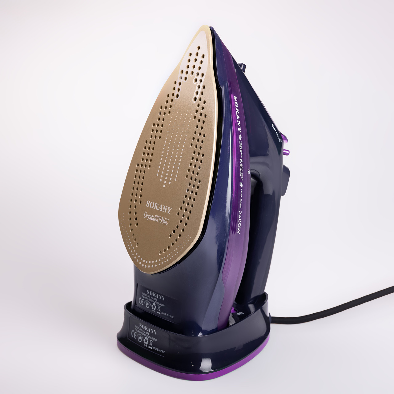 Праска бездротова для одягу SOKANY професійна парова 2400 Вт