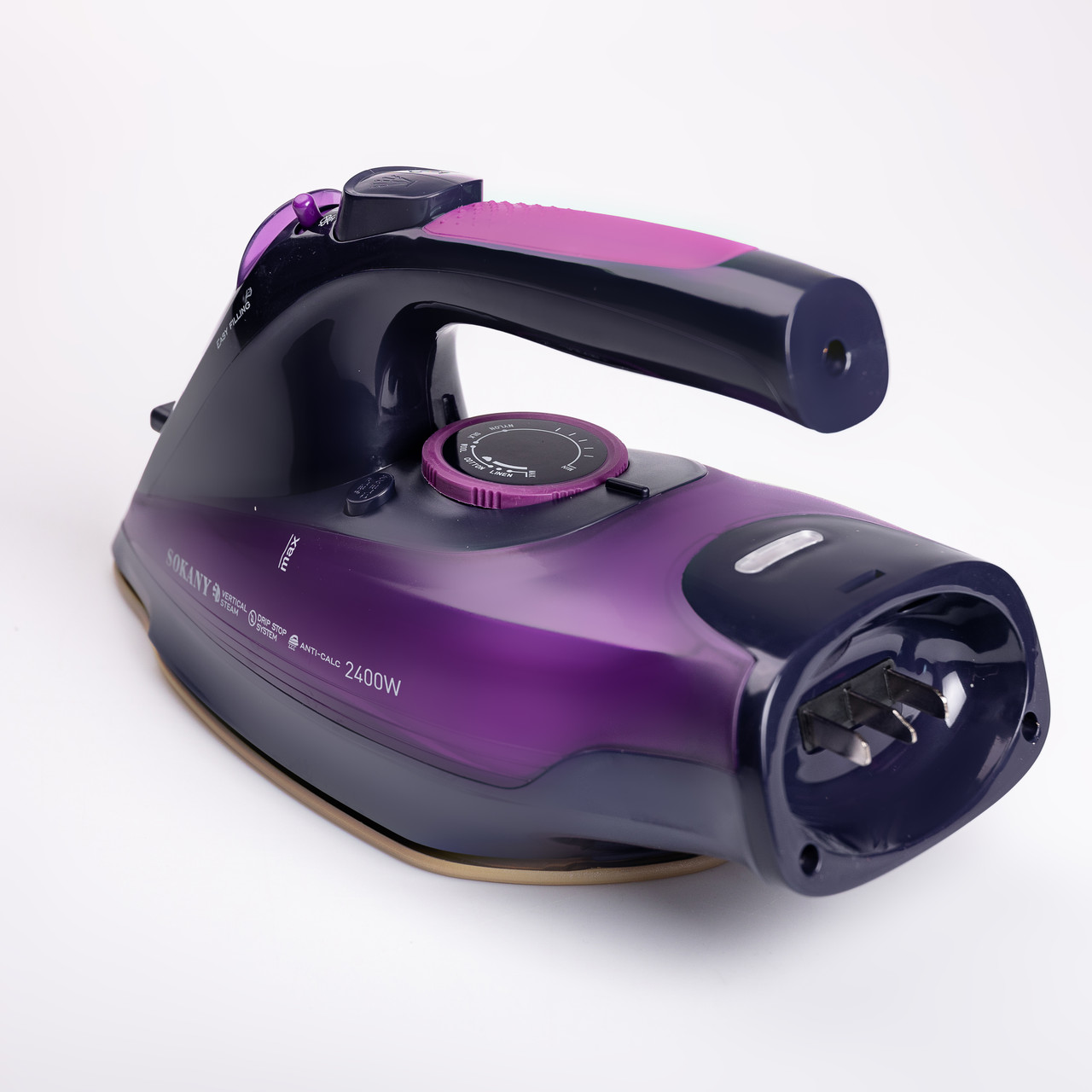 Праска бездротова для одягу SOKANY професійна парова 2400 Вт