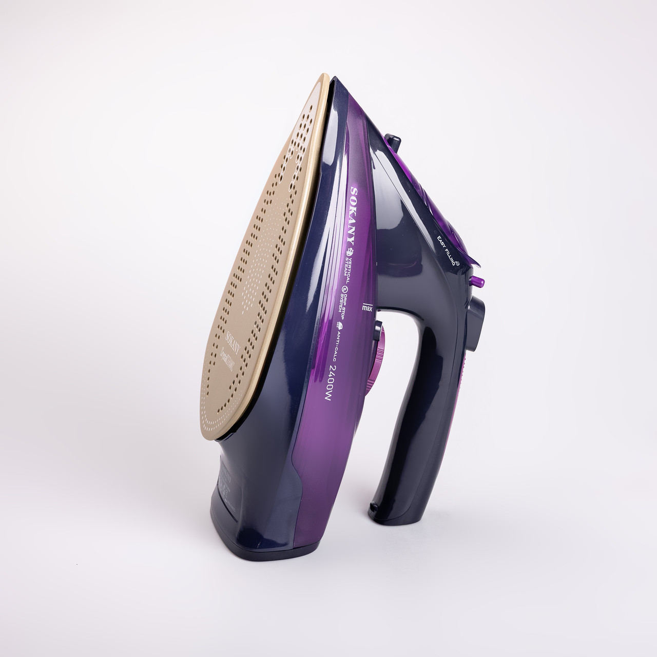 Праска бездротова для одягу SOKANY професійна парова 2400 Вт