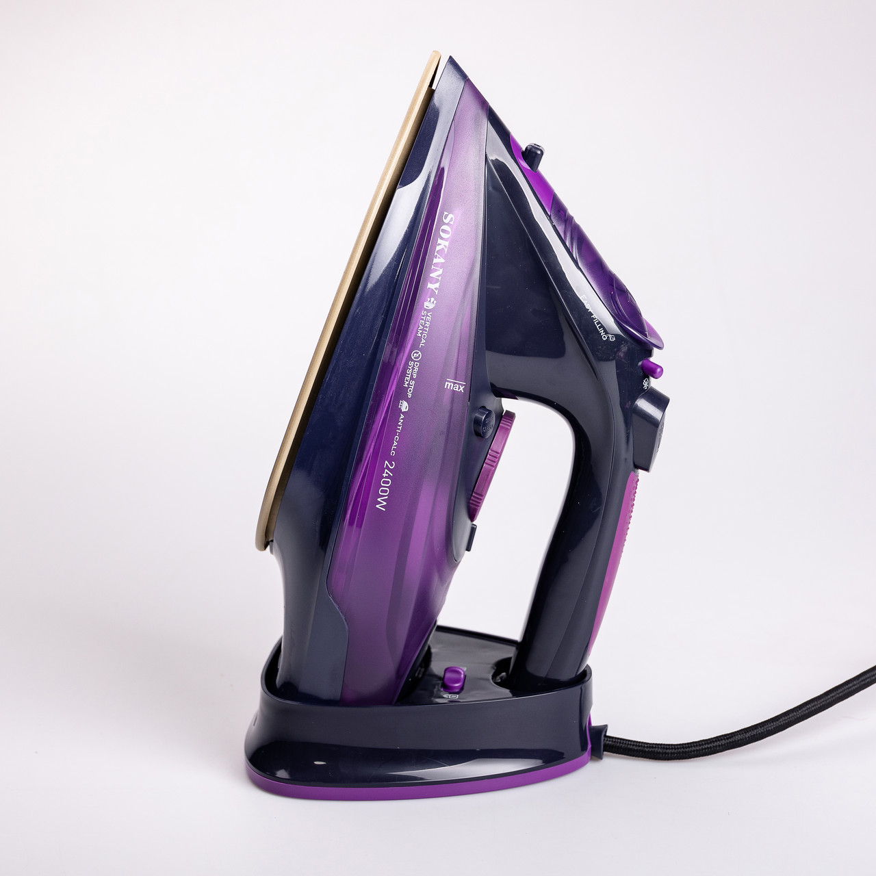 Праска бездротова для одягу SOKANY професійна парова 2400 Вт