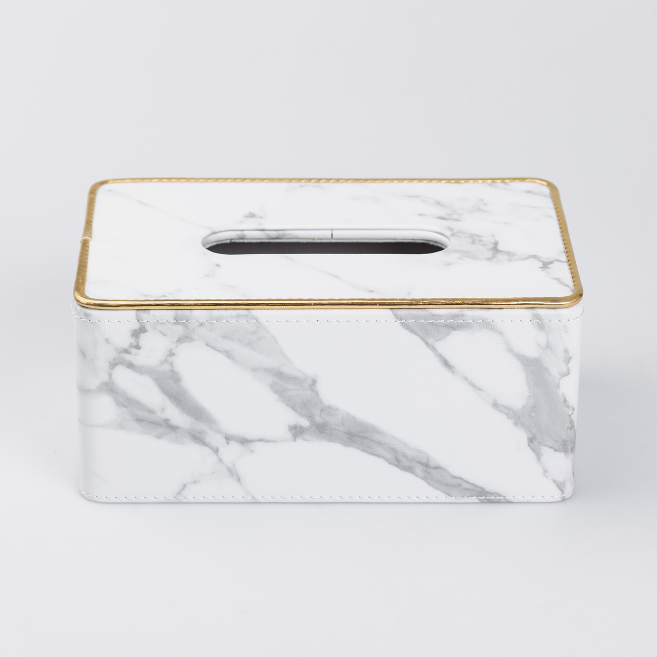 Серветниця з екошкіри прямокутна 21.5х13х9 см органайзер для серветок на стіл