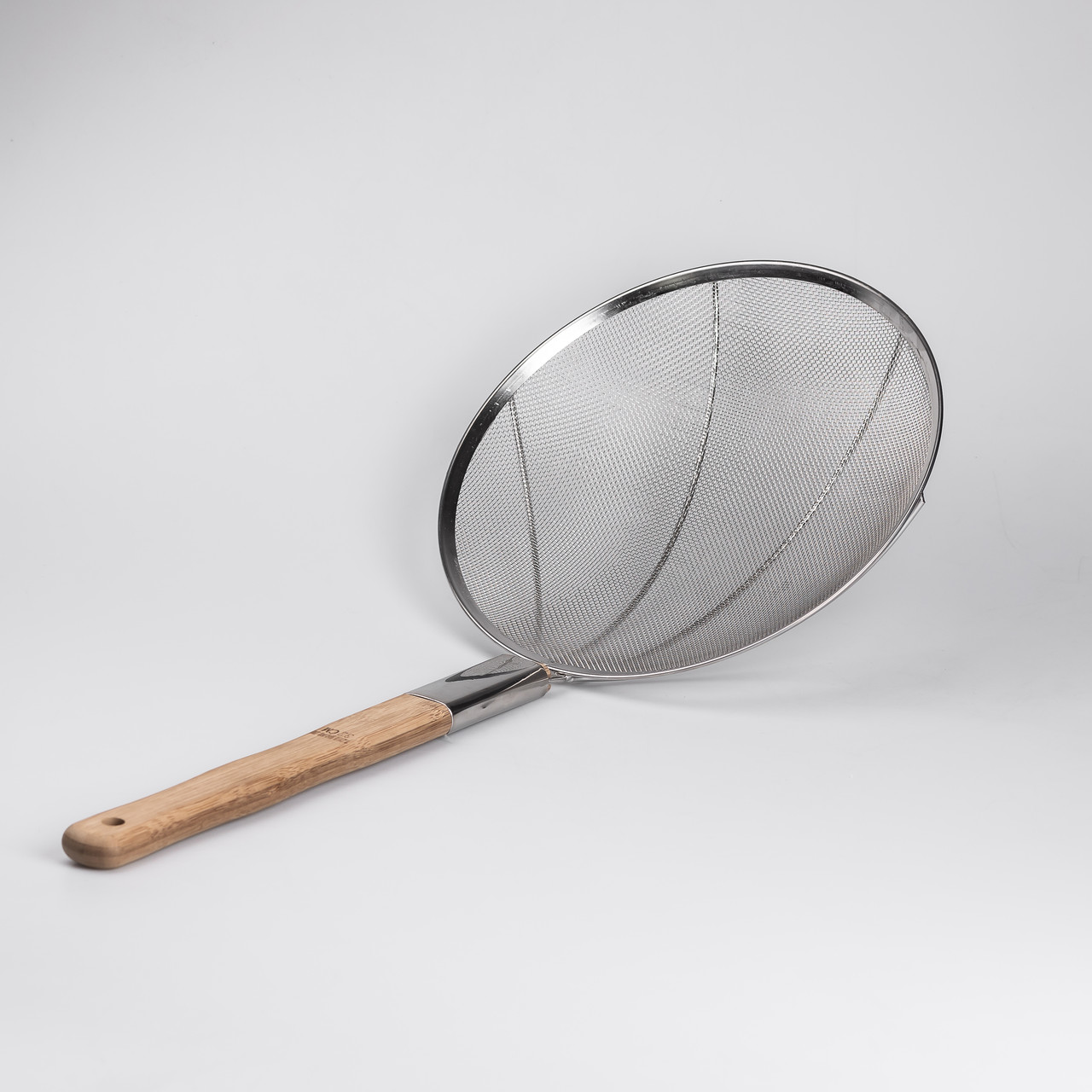 Шумівка "павук" з дерев'яною ручкою Ø 32 см для фритюру та Вок