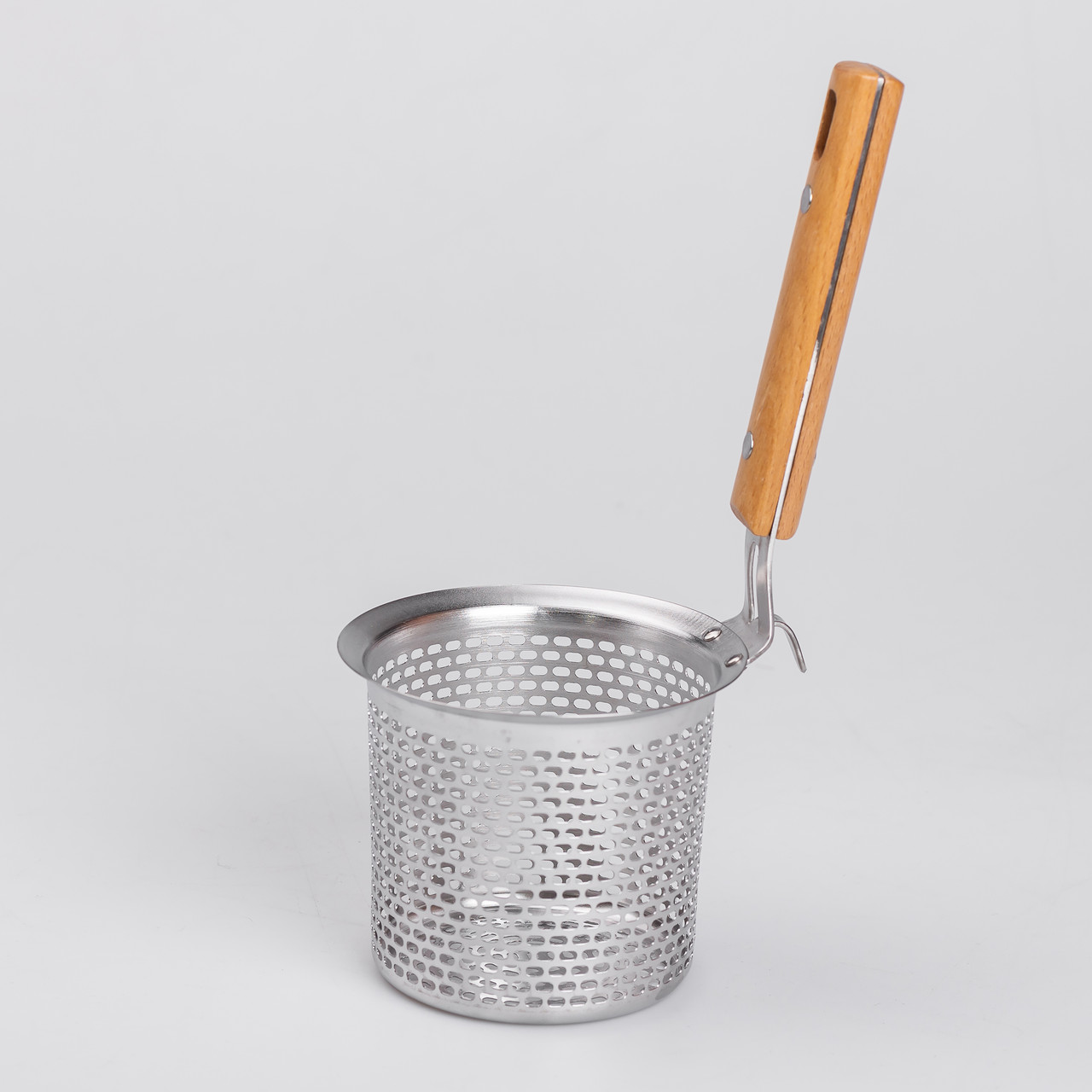 Сито з нержавіючої сталі для фритюру та варіння 10х8 см