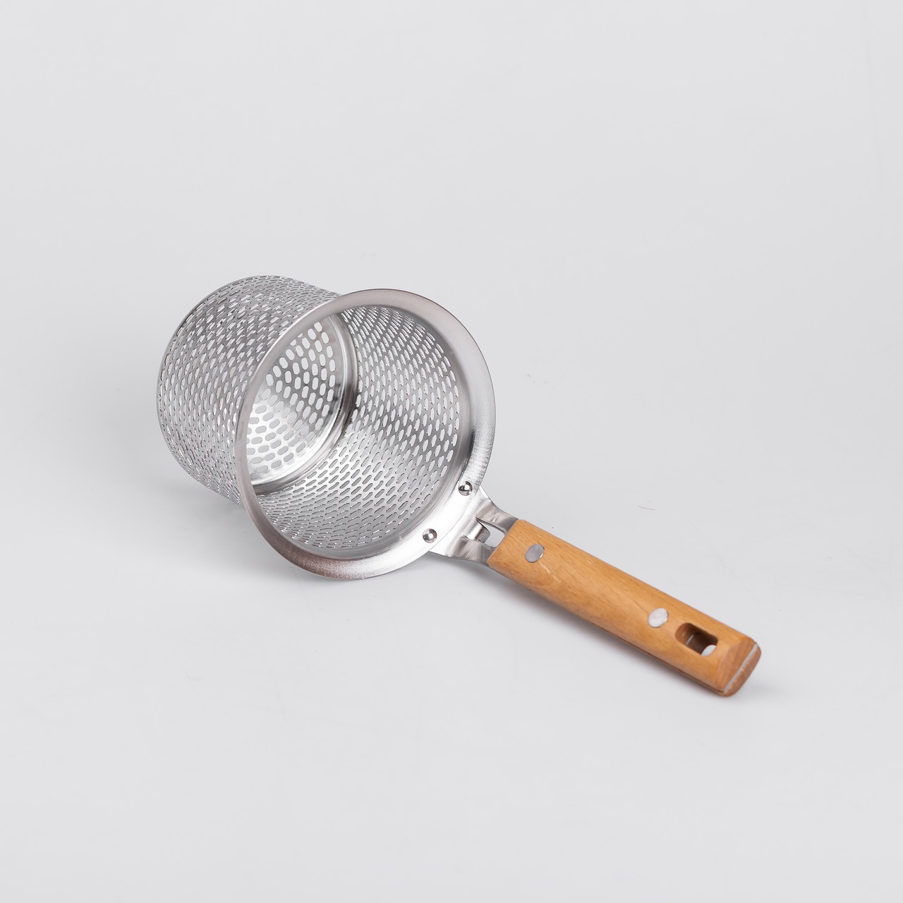 Сито з нержавіючої сталі для фритюру та варіння 10х8 см