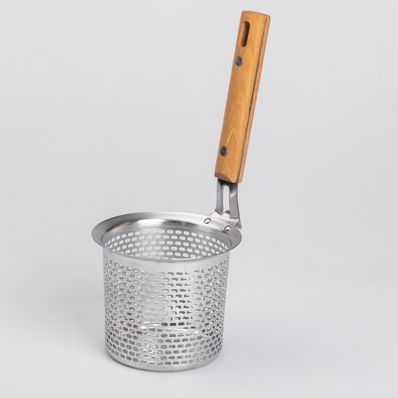 Сито з нержавіючої сталі для фритюру та варіння 10х8 см