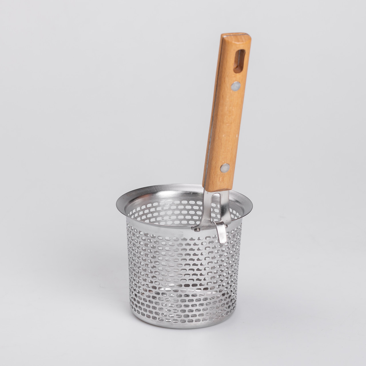 Сито з нержавіючої сталі для фритюру та варіння 10х8 см