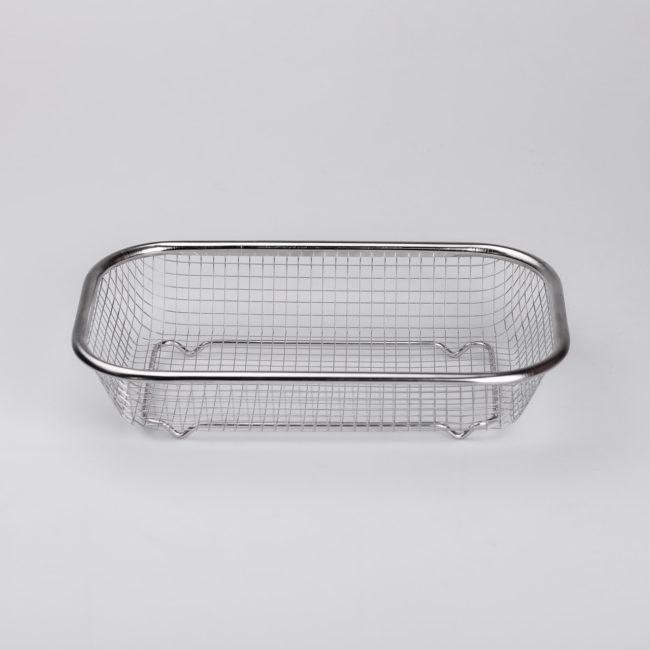 Сито-кошик для миття овочів та фруктів 24х15х5 см друшляк з нержавіючої сталі