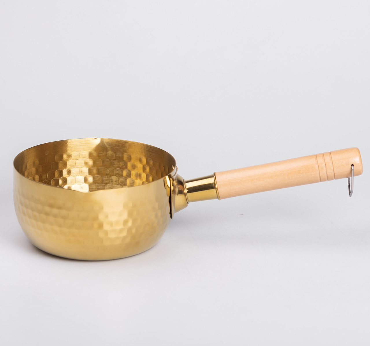 Сотейник із нержавіючої сталі 1.4 л з дерев'яною ручкою