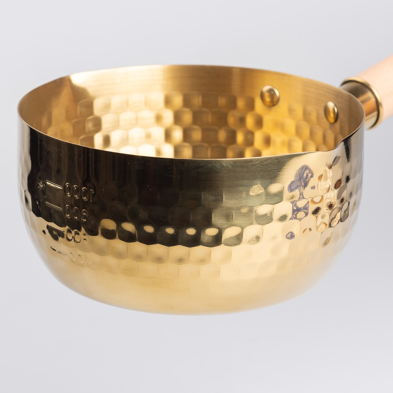 Сотейник із нержавіючої сталі 1.4 л з дерев'яною ручкою