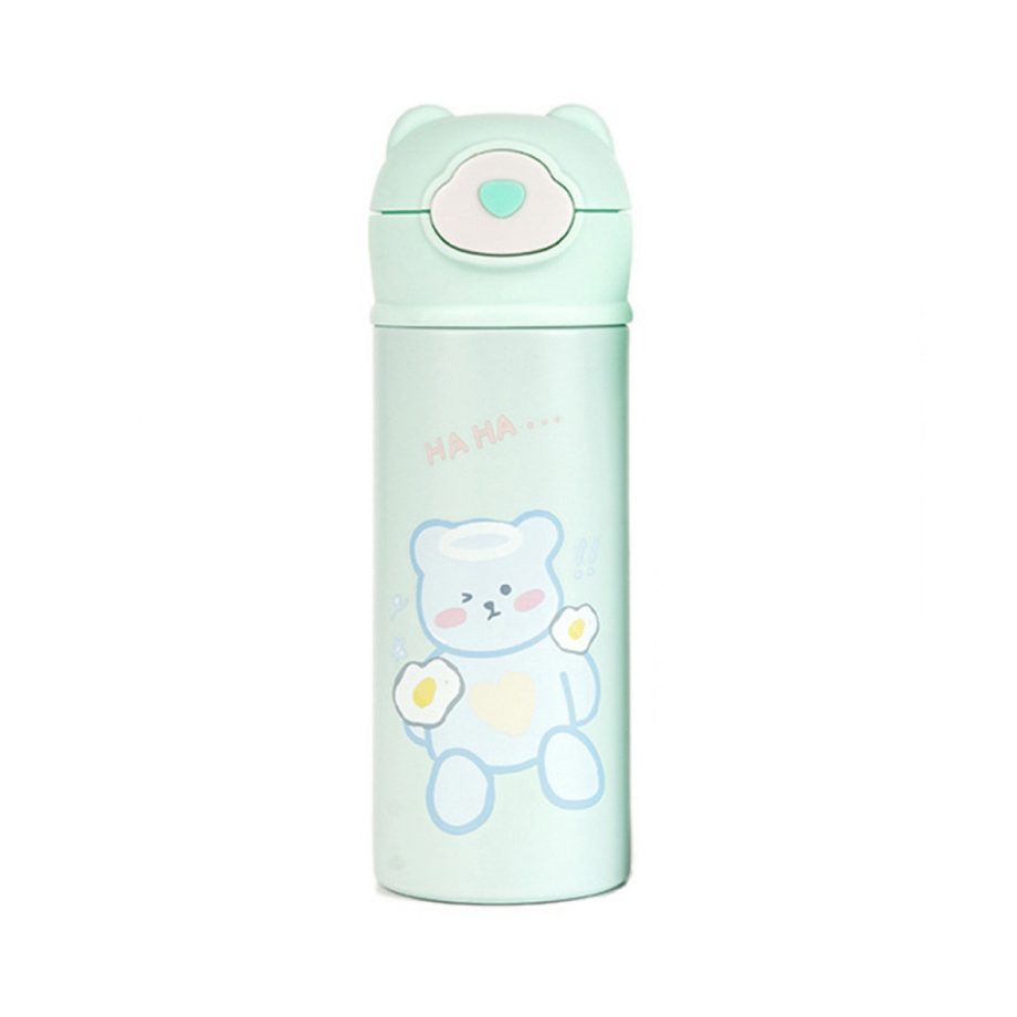 Термокружка дитяча Beizhiming Vacuum Cup 420ml термос із поїлкою М&apos;ятний