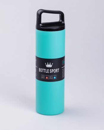 Термос металевий 500 мл з нержавіючої сталі Bottle Sport з ручкою м&apos;ятний
