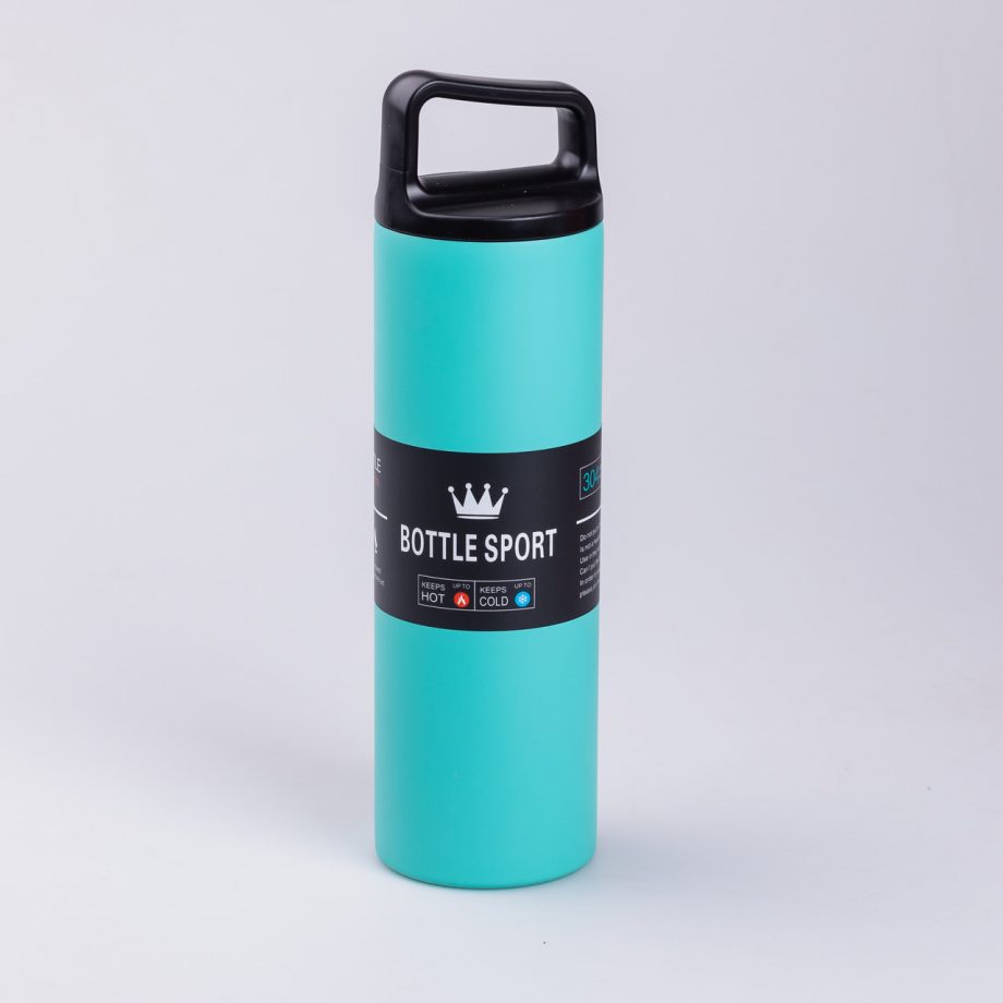 Термос металевий 500 мл з нержавіючої сталі Bottle Sport з ручкою м&apos;ятний