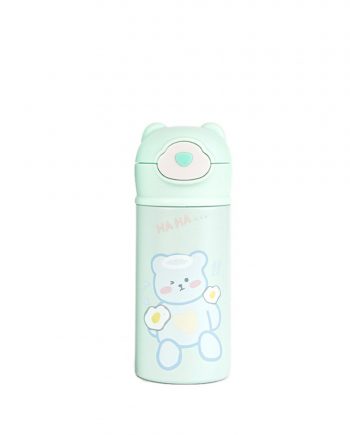 Термос дитячий Beizhiming Vacuum Cup 300ml термос із поїлкою термос із трубочкою для дітей М&apos;ятний