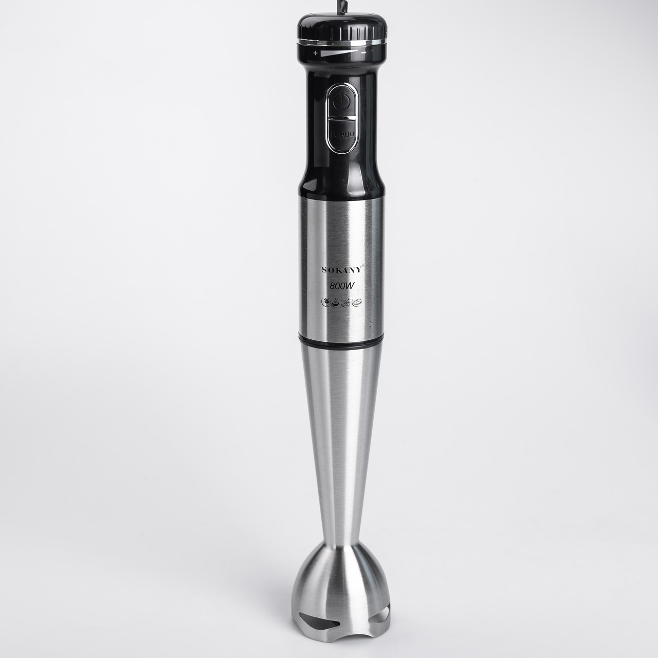 Блендер ручний занурювальний 800 Вт чаша і вінчиком подрібнювач (чопер) Sokany