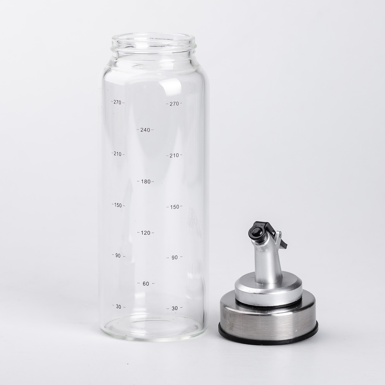 Пляшка для олії та оцту з дозатором 350 мл скляна