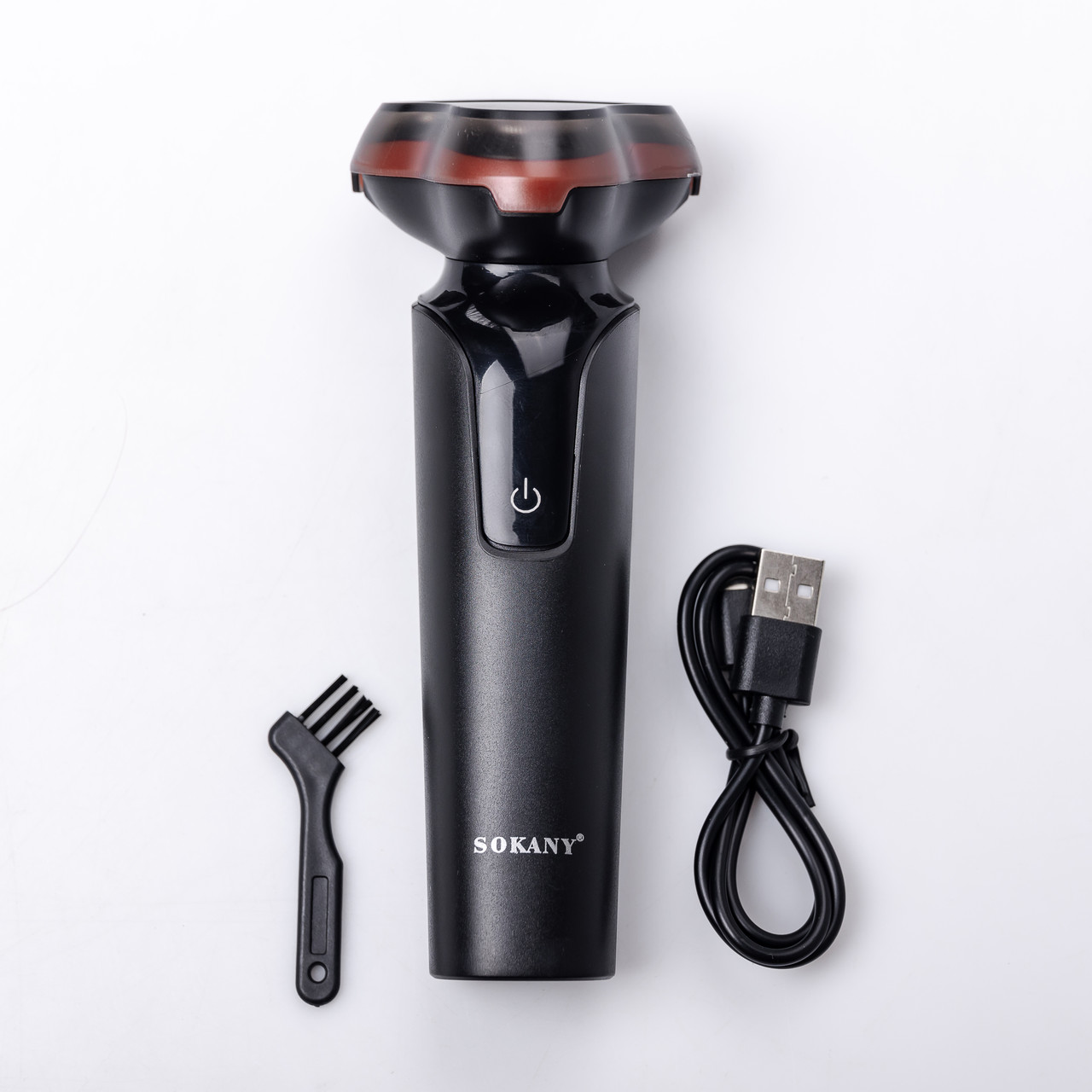 Електробритва 5 Вт 800 mAh бритва електрична бездротова з трьома голівками для гоління Sokany