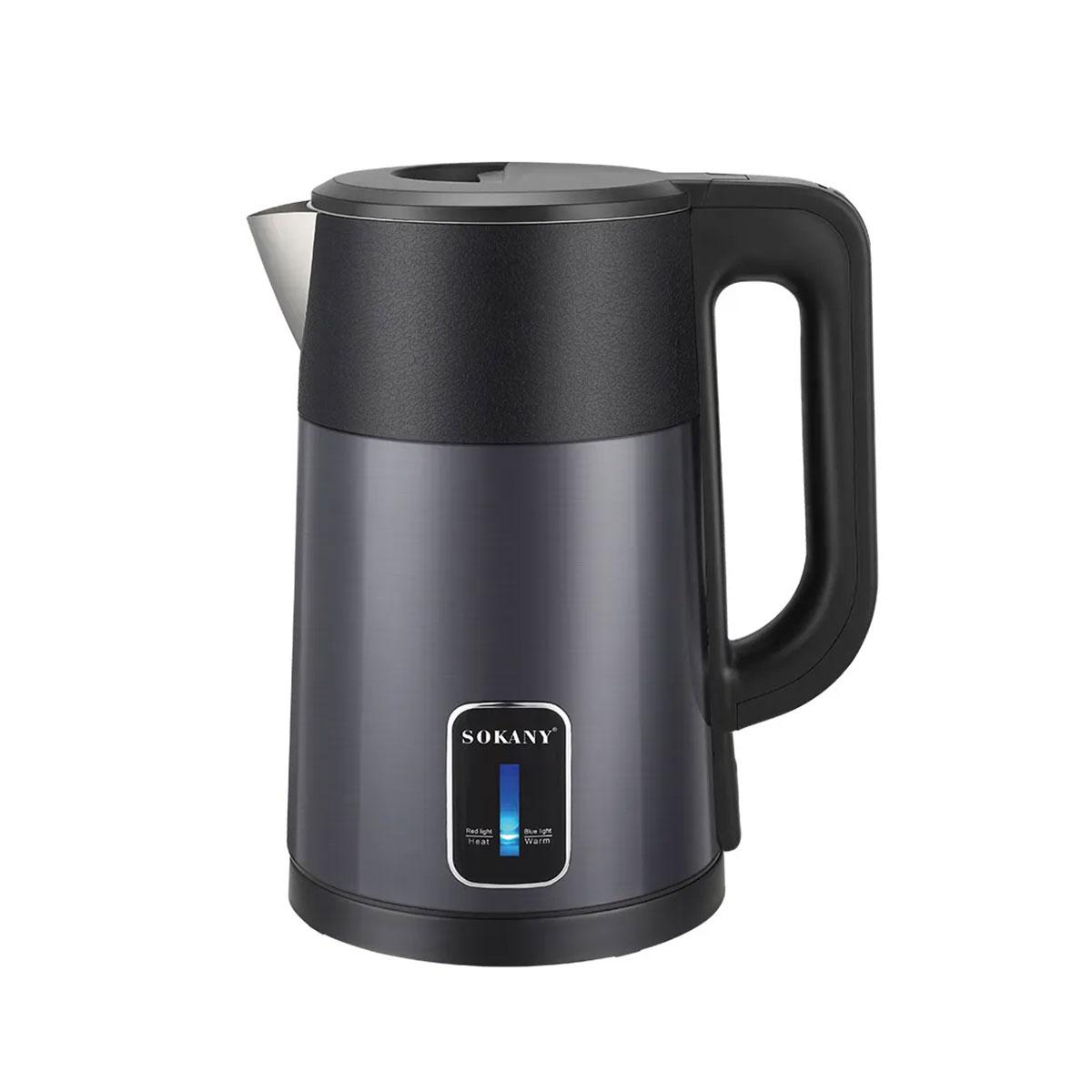 Електрочайник з автоматичним вимкненням 2,5 л Sokany побутовий 1500 Вт