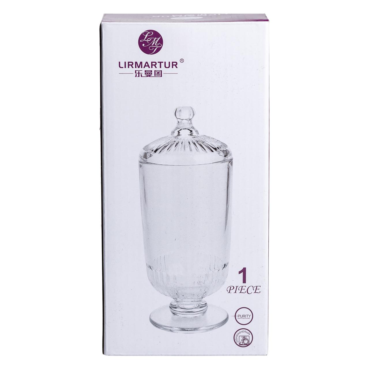 Цукерниця з кришкою скляна Ø 10 см