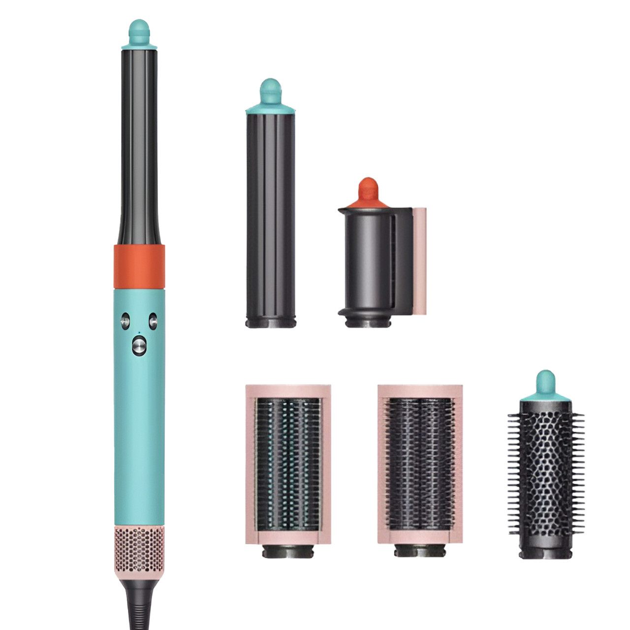 Мультисталер для волосся Airwrap Complete Long 6 насадок, блакитний