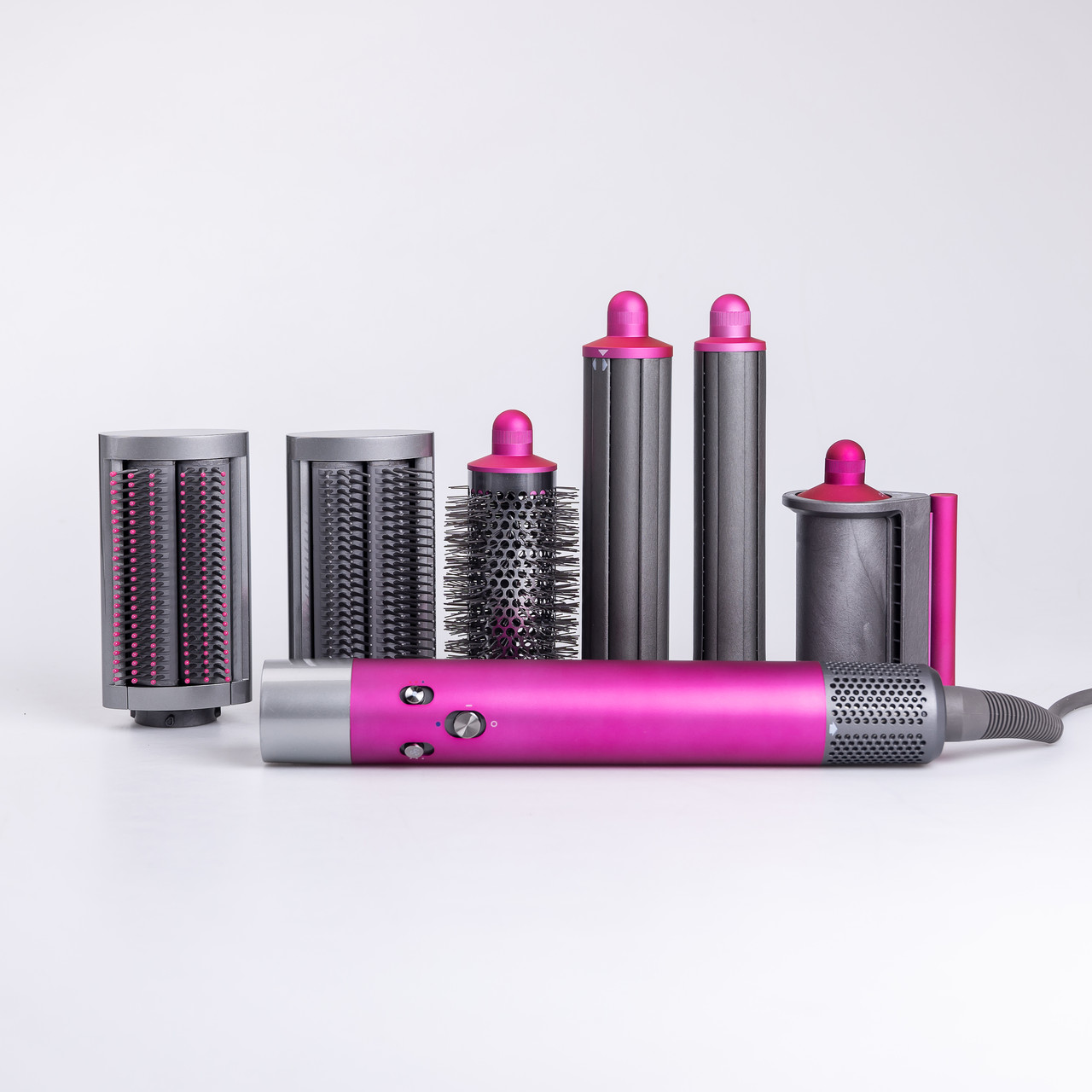 Мультисталер для волосся Airwrap Complete Long 6 насадок, рожевий