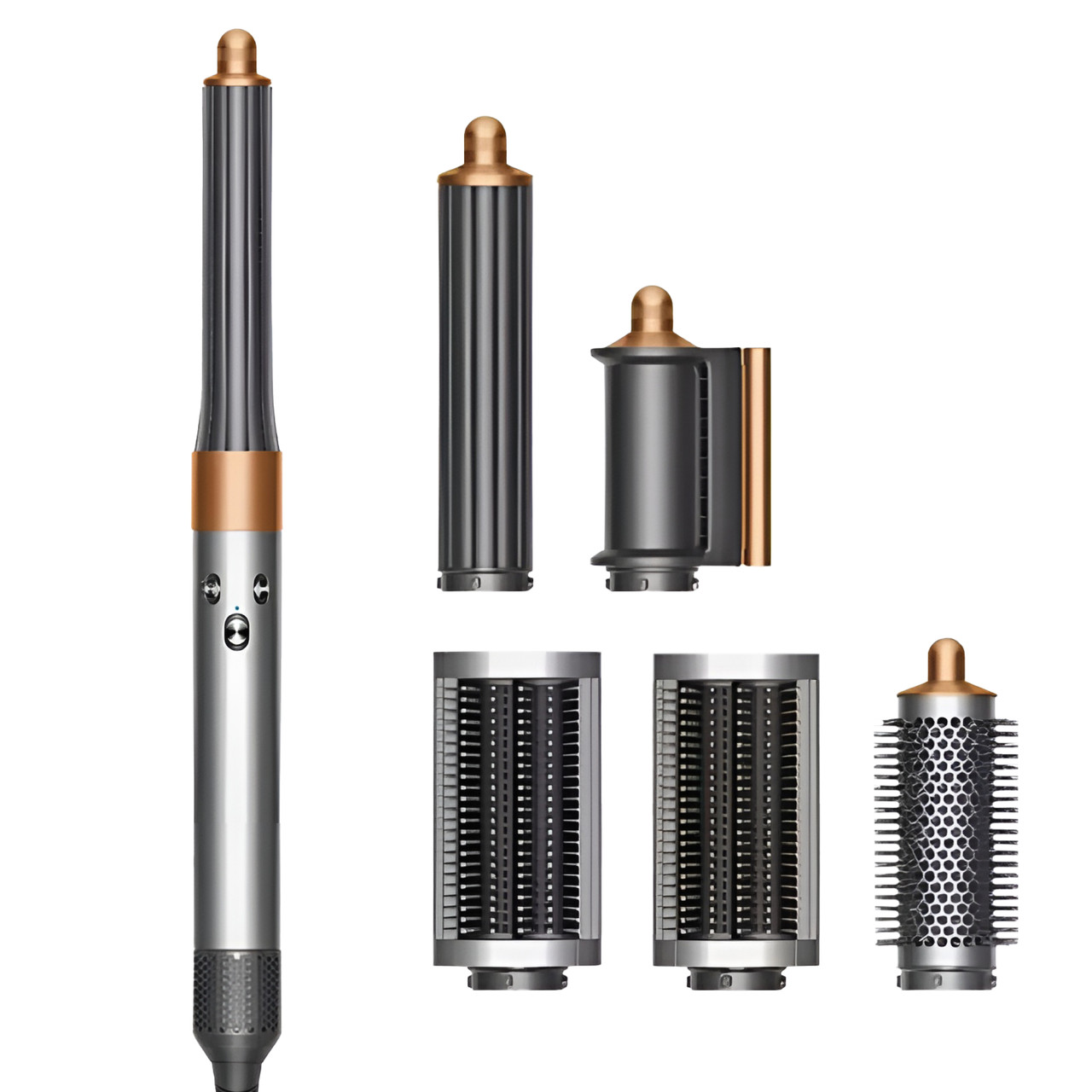 Мультисталер для волосся Airwrap Complete Long 6 насадок, сірий