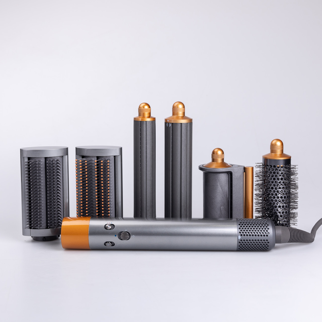 Мультисталер для волосся Airwrap Complete Long 6 насадок, сірий