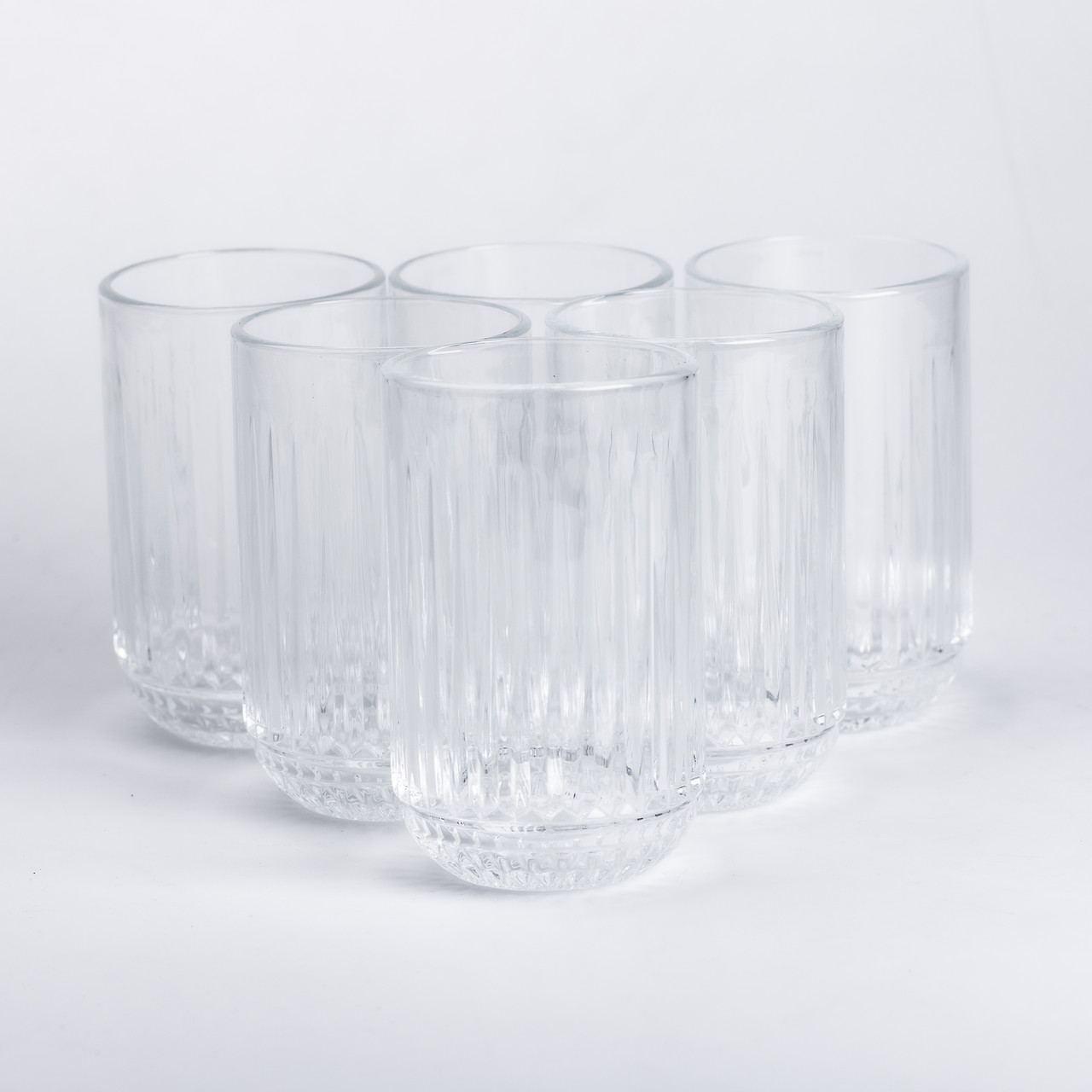 Набор склянок з товстого скла 6 шт скляні стакани 500 мл для холодних напоїв скляні стакани 500 мл