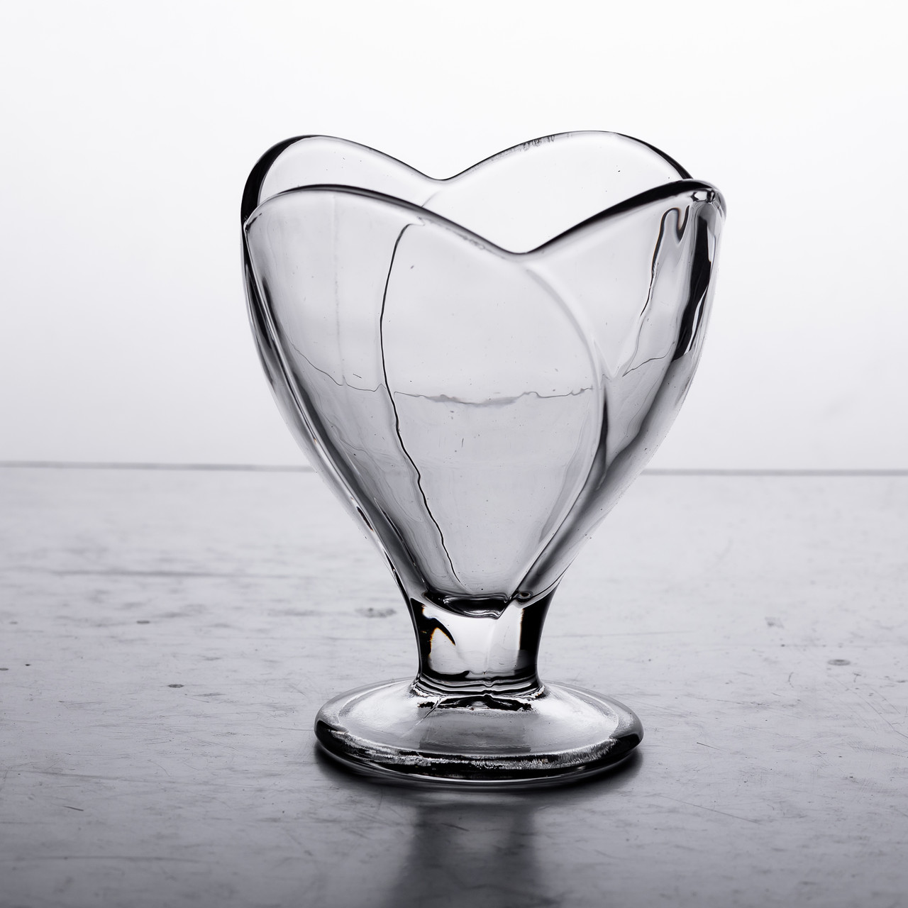 Набір креманок на ніжці 6 шт креманки скляні для десертів, морозива, желе набір 180 мл