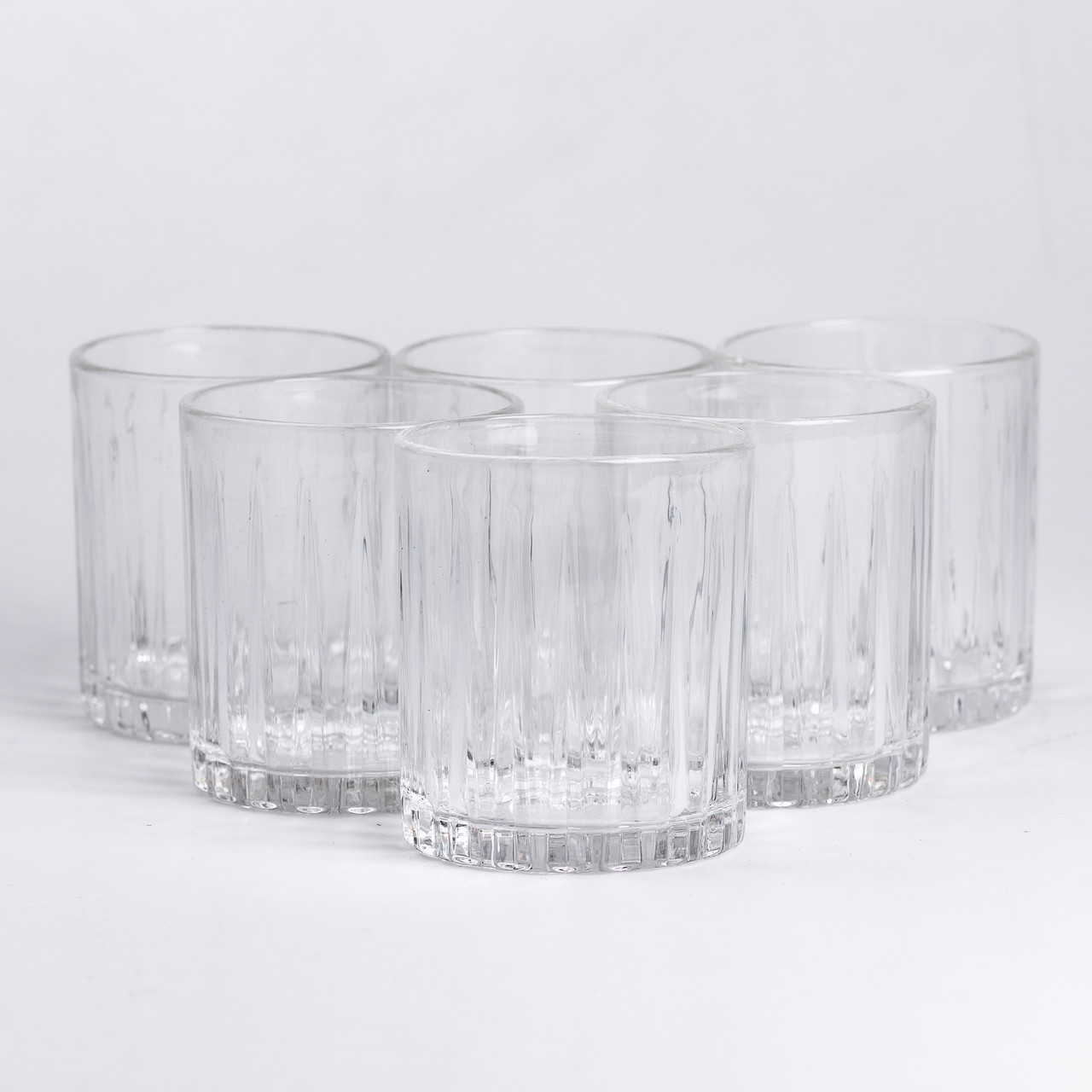 Набір склянок 6 шт. 330 мл для лимонадів, соку, води, коктейлів скляні.