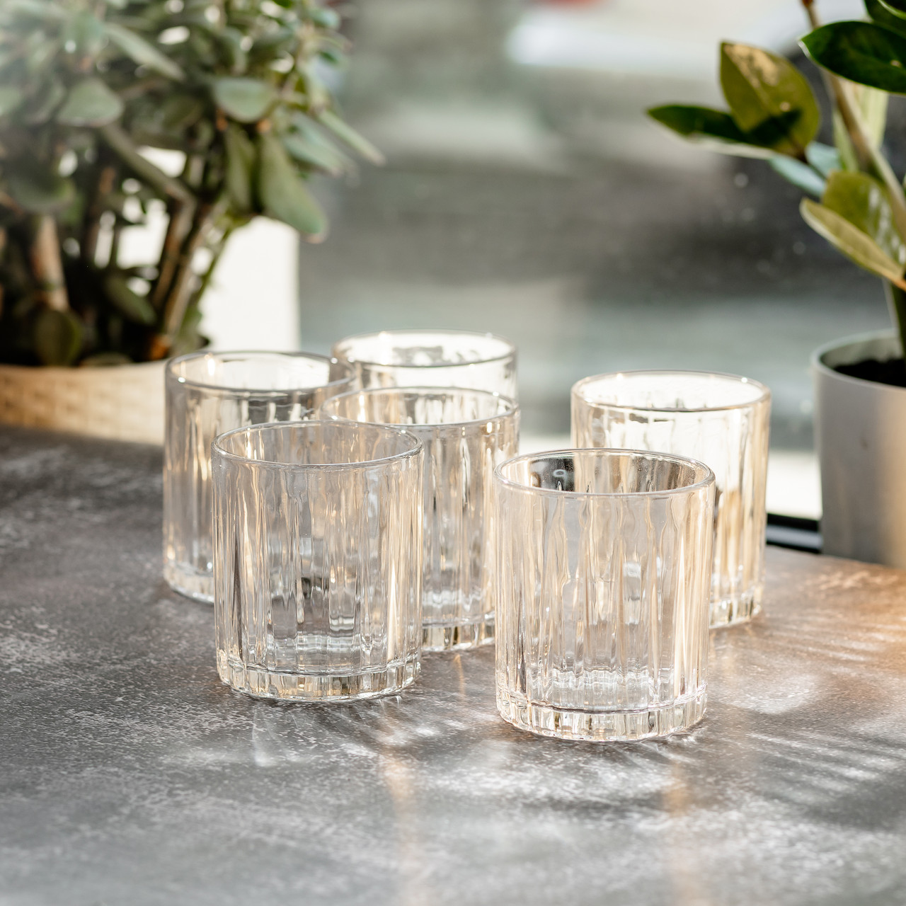 Набір склянок 6 шт. 330 мл для лимонадів, соку, води, коктейлів скляні.