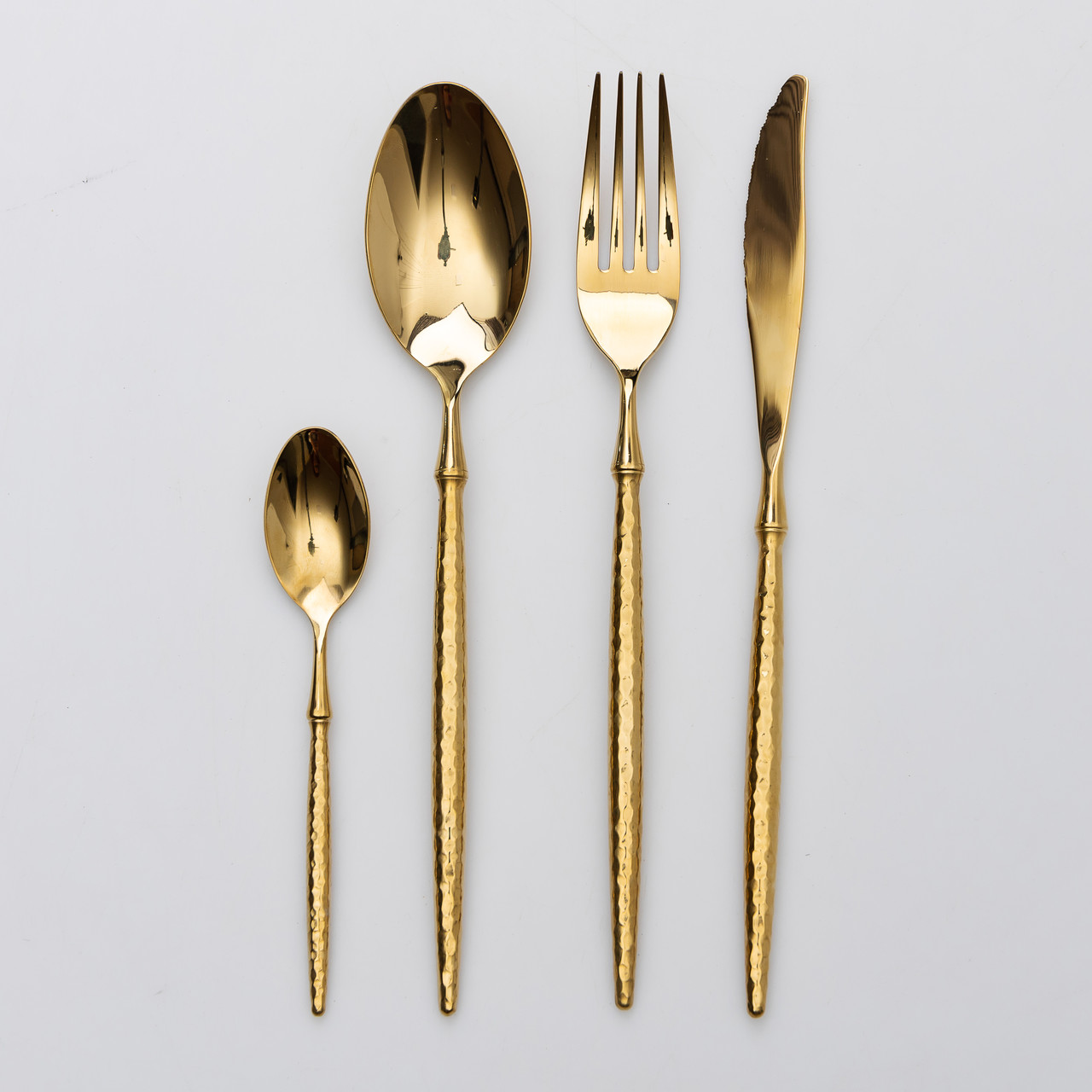 Набір столових приборів золото на 6 персон 24 предмети ложки, виделки, ножі Золото