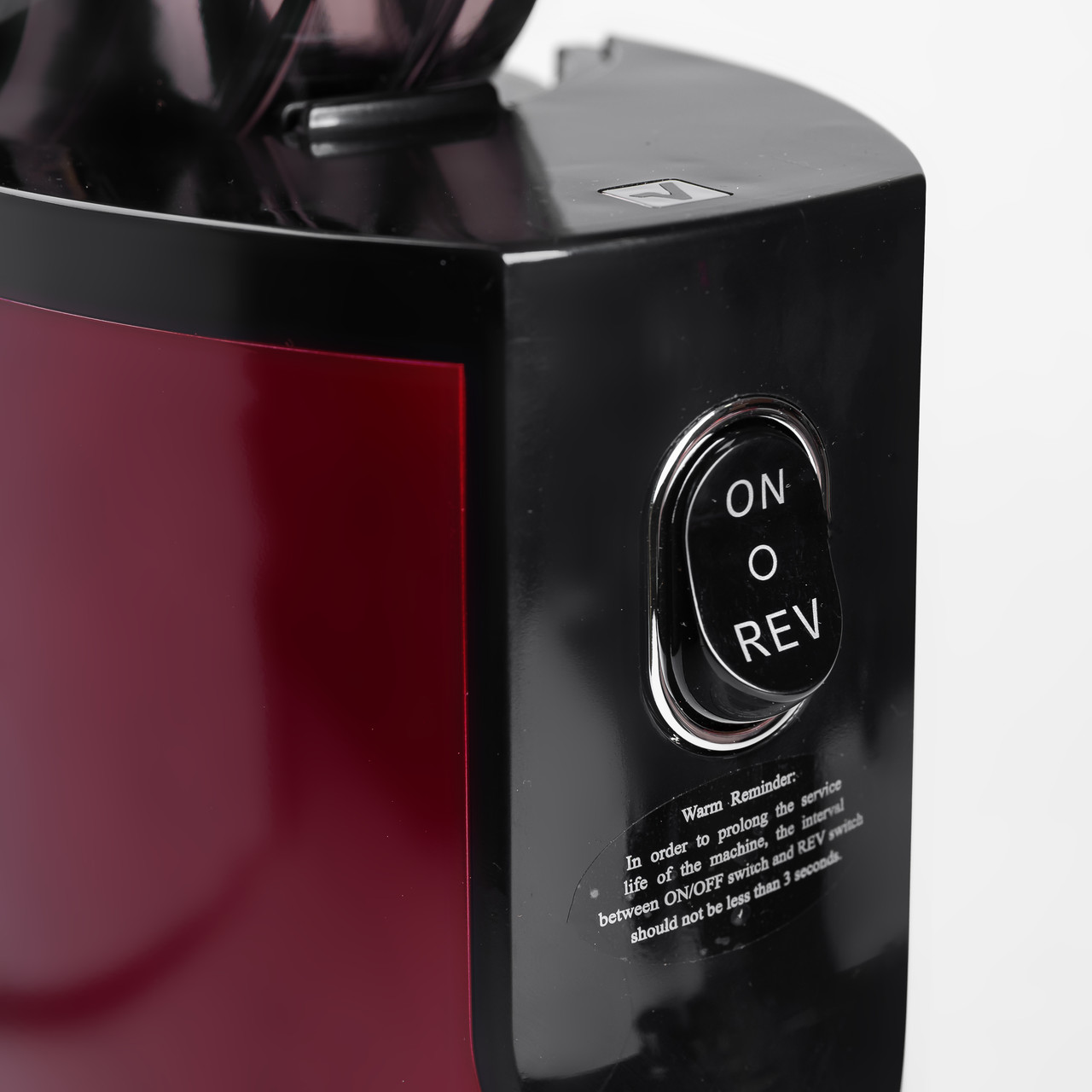 Соковижималка шнекова для томатів 300 Вт 2 швидкості Червоний Sokany